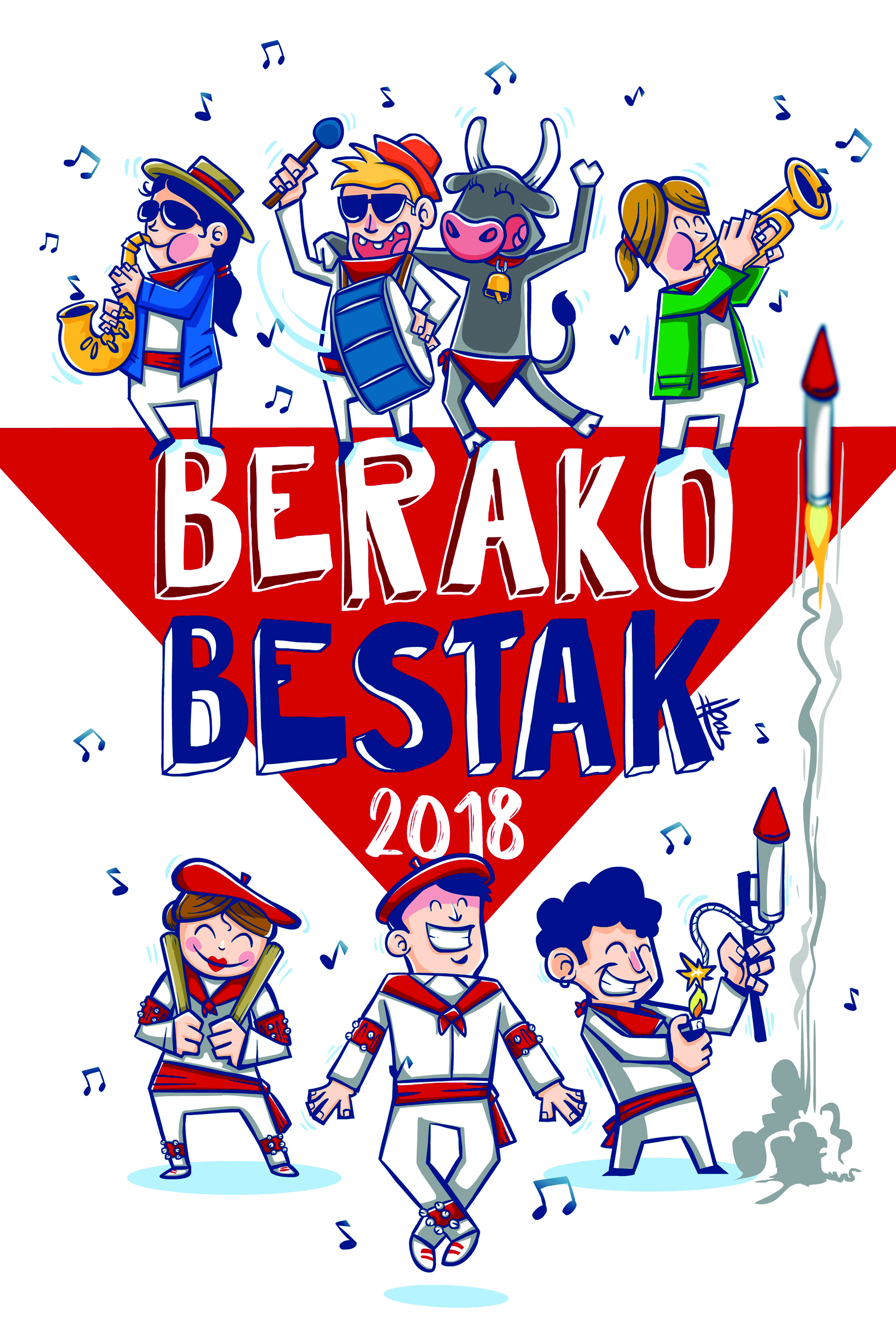 Ibai Etxarrik irabazi du 2018ko Berako Bestetako Egitarauaren Azala Lehiaketa